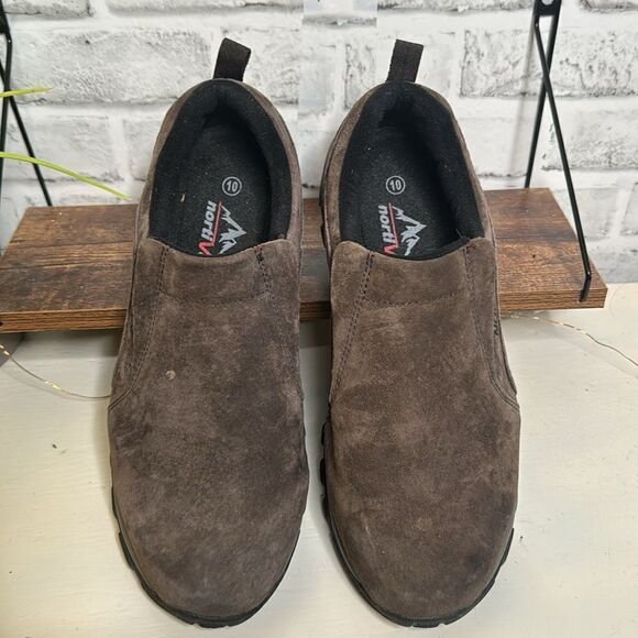 NORTIV 8 Men's Jungle Moc Slip On Loafer Walking Shoes Size 10 - Picture 4 of 10